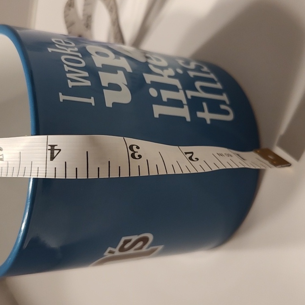 M&M Blue "I Woke Up Like This" Ceramic Mug - Picture 6 of 8